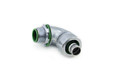Bridgeport Liquid Tight Connectors, 45° - Malleable Iron with Insulated Throat