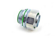 Bridgeport Liquid Tight Connectors, Straight - Malleable Iron with Insulated Throat