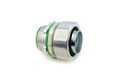 Bridgeport Liquid Tight Connectors, Straight - Malleable Iron with Insulated Throat