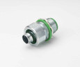 Bridgeport Liquid Tight Connectors, Straight - Malleable Iron with Insulated Throat