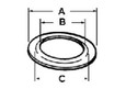 Bridgeport Reducing Washers - Galvanized Steel