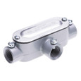 Bridgeport Combination Type T Conduit Bodies - Aluminum with Cover and Gasket