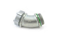 Bridgeport Liquid Tight Connectors, 45° - Malleable Iron