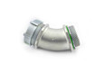 Bridgeport Liquid Tight Connectors, 45° - Malleable Iron