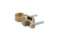 Bridgeport Ground Clamps - Threaded Hub Type (Brass)