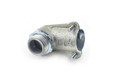 Bridgeport 90° Flexible Metal Conduit Connectors - Malleable Iron with Insulated Throat
