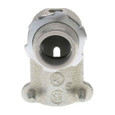 Bridgeport 90° Flexible Metal Conduit Connectors - Malleable Iron with Insulated Throat