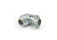 Bridgeport 90° Flexible Metal Conduit Connectors - Malleable Iron with Insulated Throat