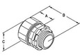 Bridgeport Compression Connectors - Malleable Iron