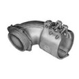 Bridgeport 807 Series 90° Flexible Metal Conduit Connectors - Malleable Iron