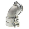 Bridgeport 807 Series 90° Flexible Metal Conduit Connectors - Malleable Iron