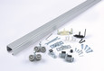 NGP SLAL250PD72 72" Pocket Door Aluminum Track Up to 250 Pounds