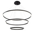 Eurofase Lighting Spunto 61" Wide 3-Tier Ring LED Chandelier 3000K