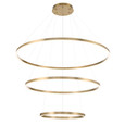 Eurofase Lighting Spunto 61" Wide 3-Tier Ring LED Chandelier 3000K