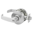 Sargent 28-10U65 Grade 1 Privacy Bathroom Cylindrical Lock with L Lever Design
