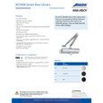 Arrow DCN325 Grade 1 Surface Door Closer, Less Cover, Regular/Parallel Arm (Tri-Pack), Adjustable Spring Size 1 - 6