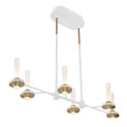 Eurofase Lighting 45713 Torcia 6-Light 1-Tier Chandelier