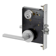 Schlage PM444 Grade 1 Privacy Deadbolt and Coin Turn Outside Mortise Lock, Non-Keyed