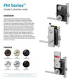 Schlage PM080 Grade 1 Storeroom with Cylinder Mortise Lock - Two Lever