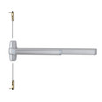 Von Duprin EL9847EO Grade 1 Concealed Vertical Rod Exit Bar, Wide Stile Pushpad, 36" Device, 80" to 100" Door Height, Exit Only, Electric Latch Retraction, Request to Exit Switch, Less Dogging