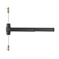 Von Duprin EL9847EO Grade 1 Concealed Vertical Rod Exit Bar, Wide Stile Pushpad, 36" Device, 80" to 100" Door Height, Exit Only, Electric Latch Retraction, Request to Exit Switch, Less Dogging