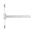 Von Duprin EL9847EO Grade 1 Concealed Vertical Rod Exit Bar, Wide Stile Pushpad, 36" Device, 80" to 100" Door Height, Exit Only, Electric Latch Retraction, Request to Exit Switch, Less Dogging