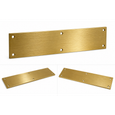 Don-Jo -90X 4X 90X4 Kick Plate with Commercial Grade .050" Metal Construction and Horizontal Grain Finish