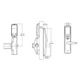 Accentra (Formerly Yale) PB-NTT613-NR nexTouch Push Button Keypad Rim Exit Device Trim