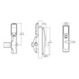 Accentra (Formerly Yale) AU-NTT623-NR nexTouch Capacitive Touchscreen Keypad Rim Exit Device Trim