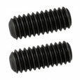 Adams Rite S232C8-15/32-631-MP - Deadlock/Deadlatch Part, #8-32 x 15/32" Slotted Set Screw, Flat Black Finish (10-Pack)