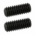 Adams Rite S232C8-15/32-631-MP - Deadlock/Deadlatch Part, #8-32 x 15/32" Slotted Set Screw, Flat Black Finish (10-Pack)