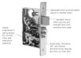 Corbin Russwin ML2069 Grade 1 Institutional Privacy Mortise Lock, Behavioral Health Series Lever, SFIC Prep, Less Core