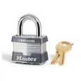 Master Lock 21KZ 1-3/4" Laminated Steel Padlock, 5-Pin W27 Cylinder, Zero-Bitted