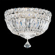 Schonbek SCH-5891 Petit Crystal Deluxe 4 Light 10in x 7in Flush Mount