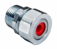 Topaz Lighting Steel Flexible Cord Connector with Strain Relief
