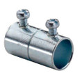 Topaz Lighting Steel Set-Screw Rigid/EMT Coupling, Zinc-Plated