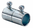 Topaz Lighting Steel Set-Screw Rigid/EMT Coupling, Zinc-Plated