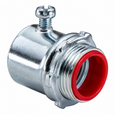 Topaz Lighting 631SI Steel Set-Screw EMT Connector with Insulated Throat, Zinc-Plated