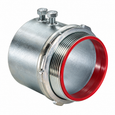 Topaz Lighting 631SI Steel Set-Screw EMT Connector with Insulated Throat, Zinc-Plated