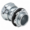 Topaz Lighting 651SRT Steel Raintight Compression EMT Connector, Zinc-Plated