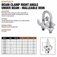 Topaz Lighting 1551HDG Right Angle Conduit Support, Hot-Dip Galvanized Steel