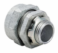 Topaz Lighting Compression-Type Malleable Iron Rigid/IMC Connector, Threadless Concrete-Tight