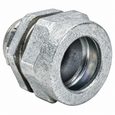 Topaz Lighting 270-270 Malleable Iron Rigid/IMC Compression Connector, Threadless Concrete-Tight