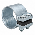 Topaz Lighting 76 Rigid Slip-On Coupling, Malleable Iron, Concrete-Tight Neoprene Gasket