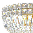 Schonbek SCH-5892 Petit Crystal Deluxe 5 Light 12in x 8in Flush Mount