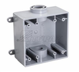 Topaz Lighting Schedule 40 PVC FSC Type Box, Double Gang