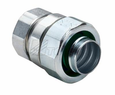 Topaz Lighting Steel Compression Combination Coupling, EMT to Liquidtight, Zinc-Plated
