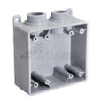 Topaz Lighting Schedule 40 PVC FSS Type Box, Double Gang