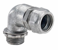 Topaz Lighting Compression 90° EMT Elbow Connector, Zinc Die-Cast
