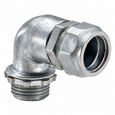 Topaz Lighting 431 Compression 90° EMT Elbow Connector, Zinc Die-Cast